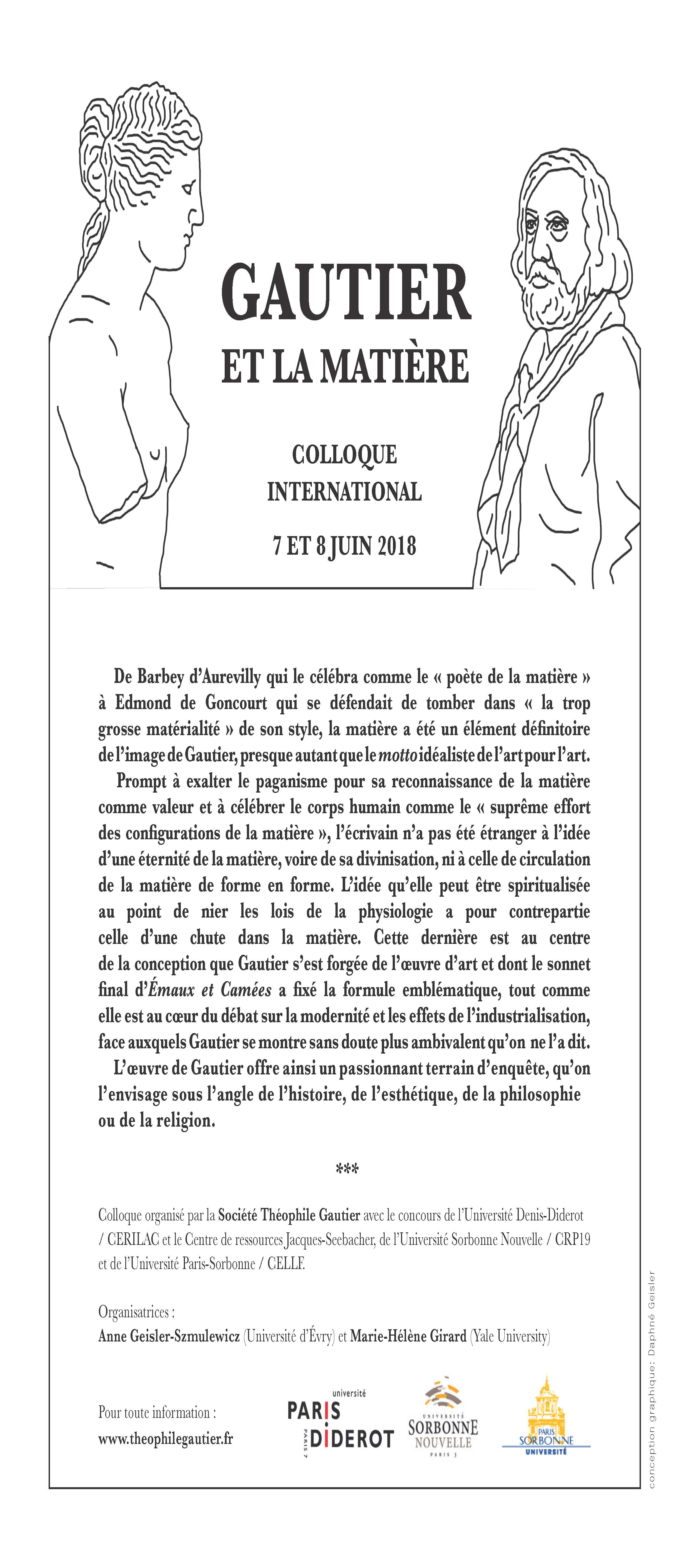 Affiche-programme Colloque Gautier page 1